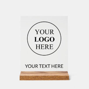 Custom Promotional Logo – No Minimum Order Acrylic Sign