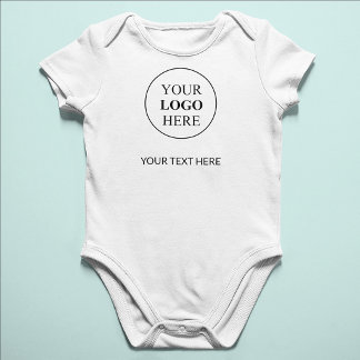 Custom Promotional Logo – No Minimum Order Baby Bodysuit