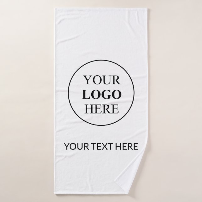 Custom Promotional Logo – No Minimum Order Bath Towel (Bath Towel)