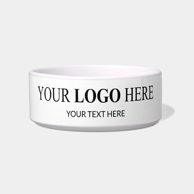 Custom Promotional Logo – No Minimum Order Bowl (Front)
