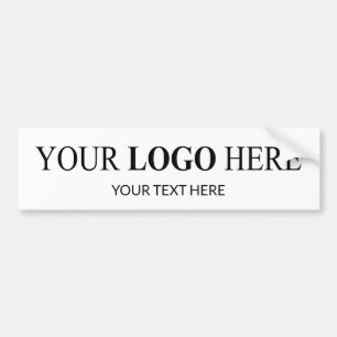 Custom Promotional Logo – No Minimum Order Bumper Sticker