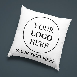 Custom Promotional Logo – No Minimum Order Cushion