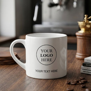 Custom Promotional Logo – No Minimum Order Espresso Cup