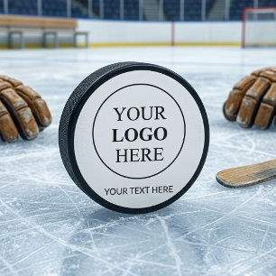 Custom Promotional Logo – No Minimum Order Hockey Puck