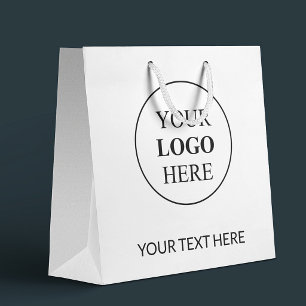 Custom Promotional Logo – No Minimum Order Large Gift Bag