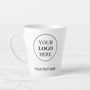 Custom Promotional Logo – No Minimum Order Latte Mug