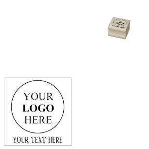 Custom Promotional Logo – No Minimum Order Rubber Stamp