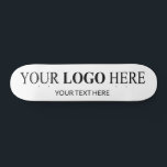Custom Promotional Logo – No Minimum Order Skateboard<br><div class="desc">✨ Promote your business easily! Get custom promotional items 🛍️ with your logo 🖋️ – no minimum order required. Perfect for marketing,  events 🎉,  and corporate branding 🚀. Personalised just for your business!</div>