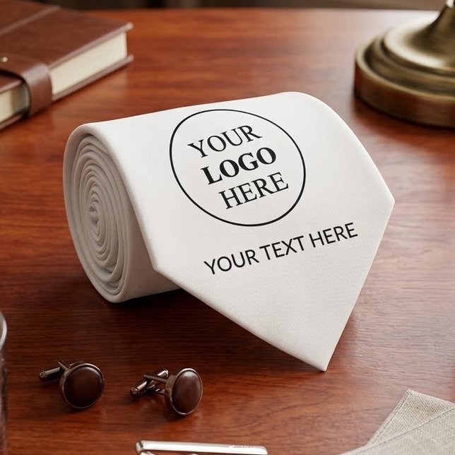 Custom Promotional Logo – No Minimum Order Tie (Creator Uploaded)