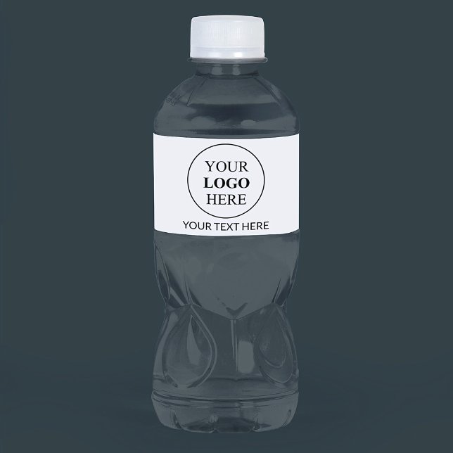 Custom Promotional Logo – No Minimum Order Water Bottle Label (Creator Uploaded)