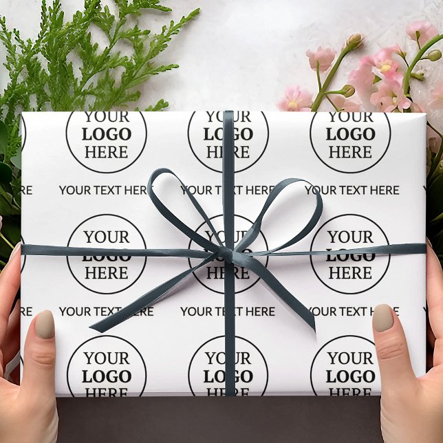Custom Promotional Logo – No Minimum Order Wrapping Paper (Creator Uploaded)