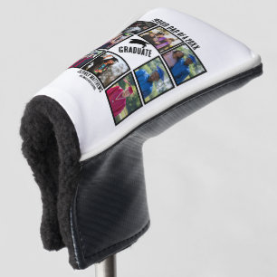 Custom Proud Dad of Year Graduation Photo Collage  Golf Head Cover