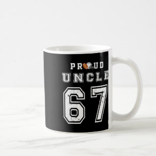Custom Proud Footll Uncle Number 67 Personalised F Coffee Mug