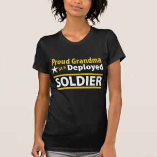 Custom Proud Grandma of a Deployed Soldier Shirt