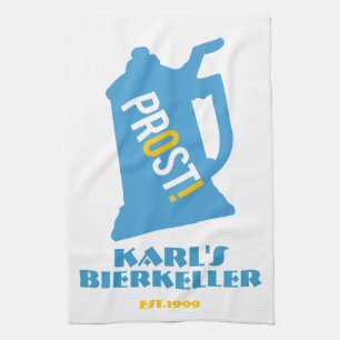 Custom Pub Towel for your Man Cave Bar