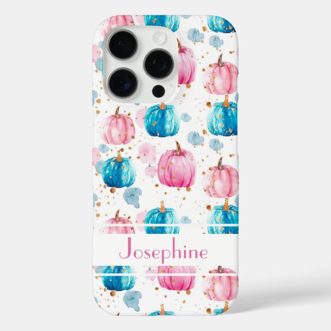 Custom Pumpkin Pattern Phone Case (Back)