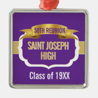 Custom Purple 50th Class Reunion