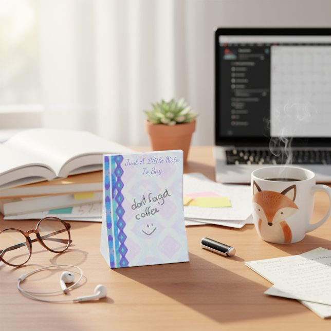 Custom Purple And Aqua Painted Diamonds Post-it Notes (Modern painted shades of blue for a fun note pad. Need a small gift? Great for moms & students.)