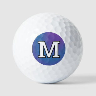 Custom Purple Blue Golf Balls