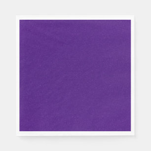 Custom Purple Glitter Effect Paper Napkin