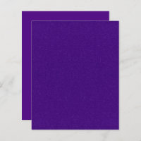 Custom Purple Glitter Paper Sheet