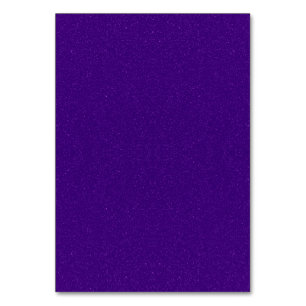 Custom Purple Glitter Table Number Card