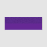 Custom Purple Glitter‑Top Name Tag