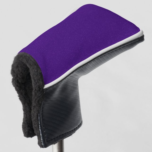 Custom Purple Golf Club Head Cover (3/4 Front)