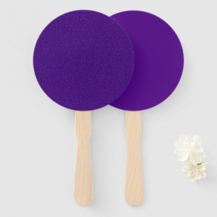 Custom Purple Noise Hand Fan Set