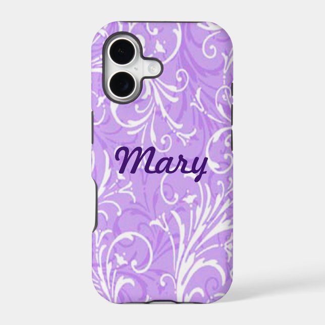 Custom Purple Ornamental iPhone 5 Case (Back)