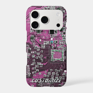 Custom Purple PCB Circuit Board for IT Pros 2