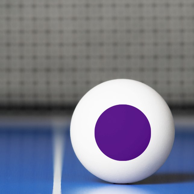 Custom Purple Ping Pong Ball (Net)
