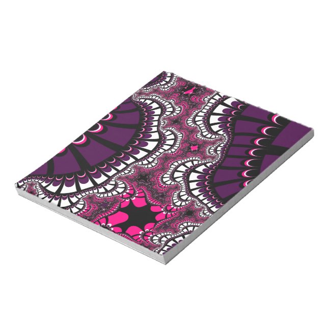 Custom Purple Pink Remix Notepad (Rotated)