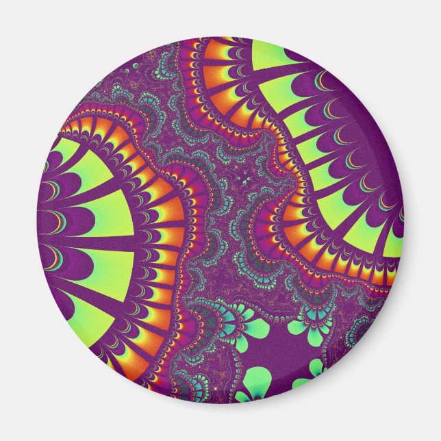 Custom Purple Rainbow Remix Magnet (Front)
