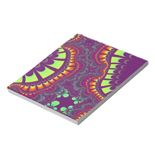 Custom Purple Rainbow Remix Notepad (Rotated)