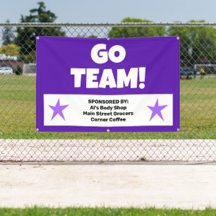 Custom Purple Team Banner