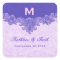 Custom Purple Wedding Names Date S431