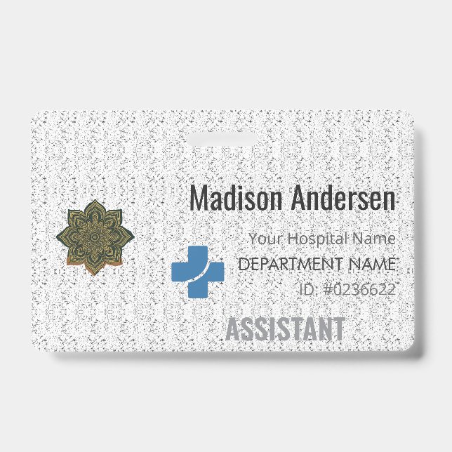 Custom PVC Name Badge – Plastic.ID.Logo.Event ID Badge (Front)