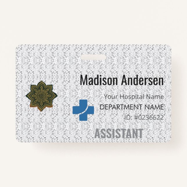 Custom PVC Name Badge – Plastic.ID.Logo.Event ID Badge (Front)