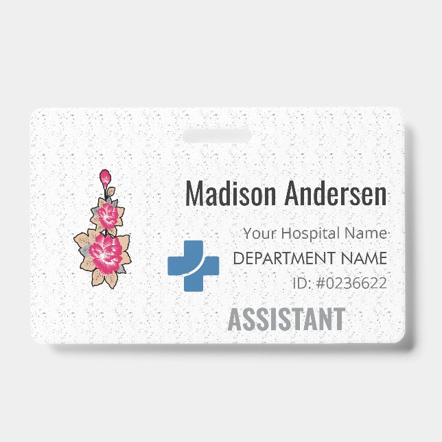 Custom PVC Plastic Badge – Durable.ID.Event ID Badge (Front)