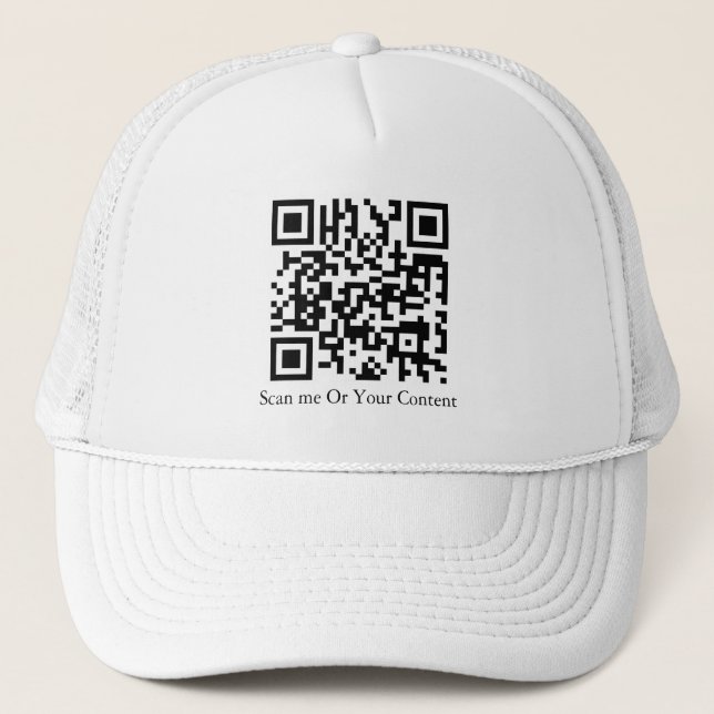 Custom QR – Add Your QR & Content Trucker Hat (Front)