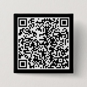 Custom QR Code 15 Cm Square Badge