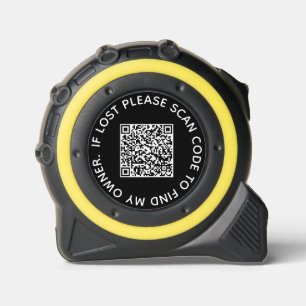 Custom QR Code black editable contact info modern 1