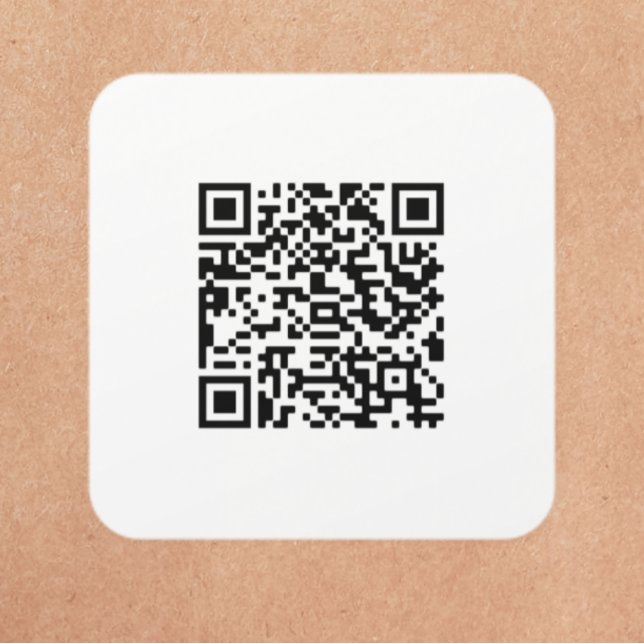 Custom QR Code business classic sticker (Creator Uploaded)