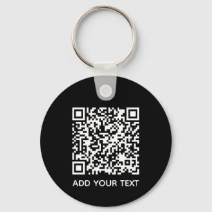 Custom QR Code Business Key Ring