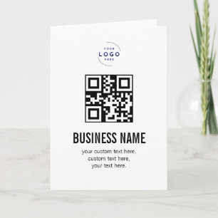 Custom QR Code Business Logo Name Template