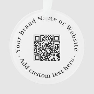 Custom QR Code Business Modern Promotional Ornament