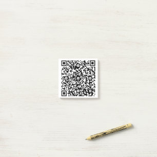 Custom QR Code business Post-it Notes