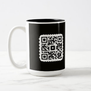 Custom QR Code Coffee Mugs for Traders"