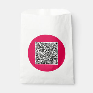 Custom QR Code Favour Bags Personalised Your Desig